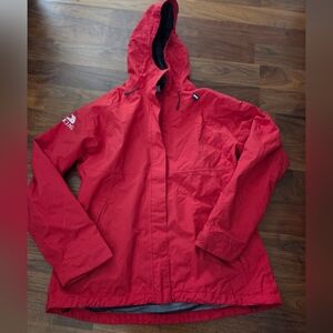 Helly Hansen Viking Cruises Womens Red Rain Jacket Size Large